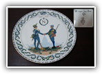 03 - Prato Sevres de grandes dimensoes seriado, numero 3 de 50 exemplares, 41,5 cm de diametro