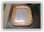 69 - espelho a ouro fino - 38x32 cm